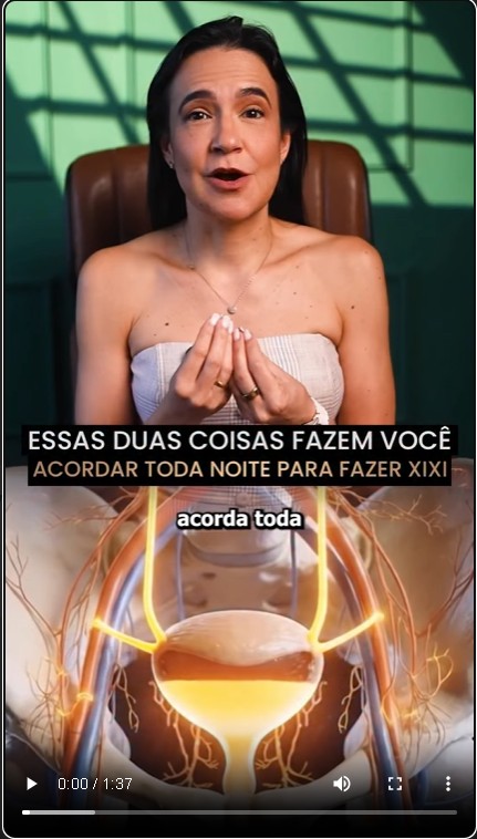 Por isso acorda para fazer xixi